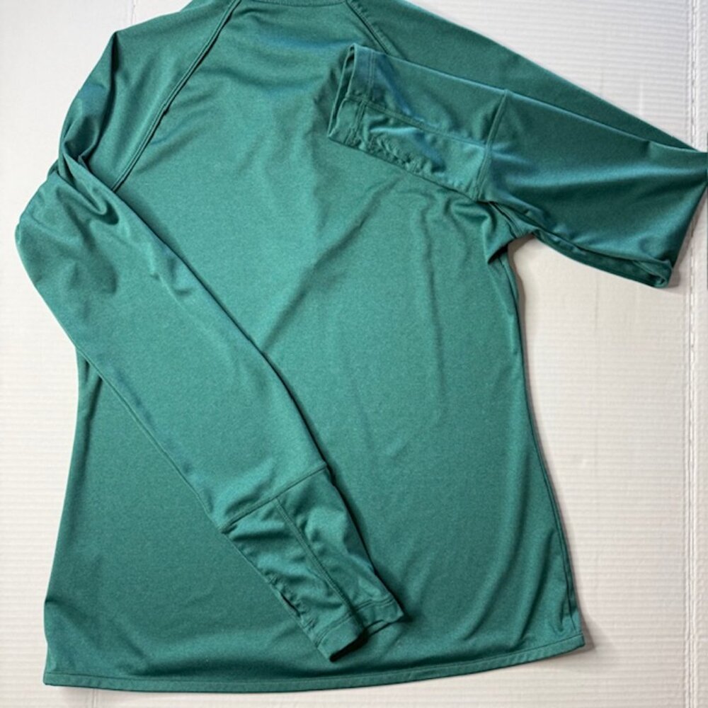 Golf Shirt 18 Birdies Women's Green 1/4 Zip Pullover Tennis Pickleball Top Sz M - Picture 10 of 10